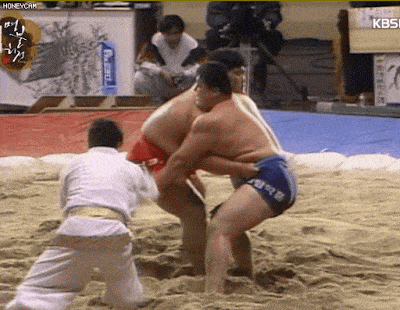 강호동 어마무시한 허리힘.gif | 인스티즈