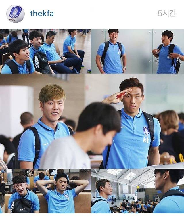 대표팀 쿠웨이트로 출국 | 인스티즈