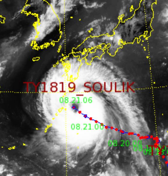 태풍의 위력이 강해질수록 태풍의 눈은 커지고 뚜렷해진다 | 인스티즈