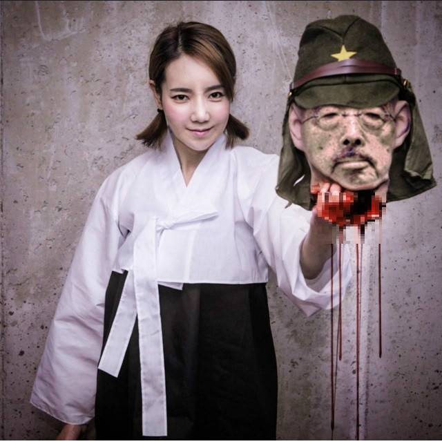 히토히토 일왕의 목을 들고있는 한국작가 | 인스티즈