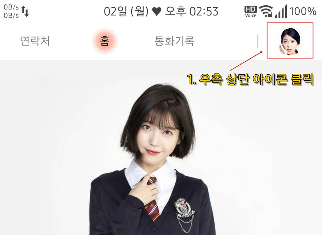 T전화 4.0 테마 - 23번째 아이유 테마. png | 인스티즈