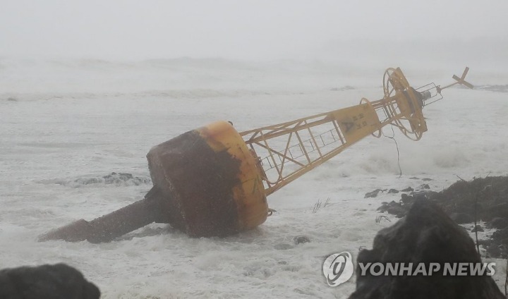 솔릭이 강타한 제주도 상황.jpg | 인스티즈