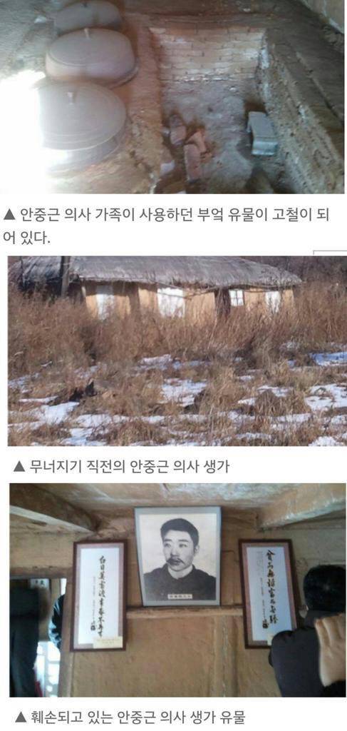 독립군 안중근 의사의 초가집과 친일파 박정희의 생가 | 인스티즈