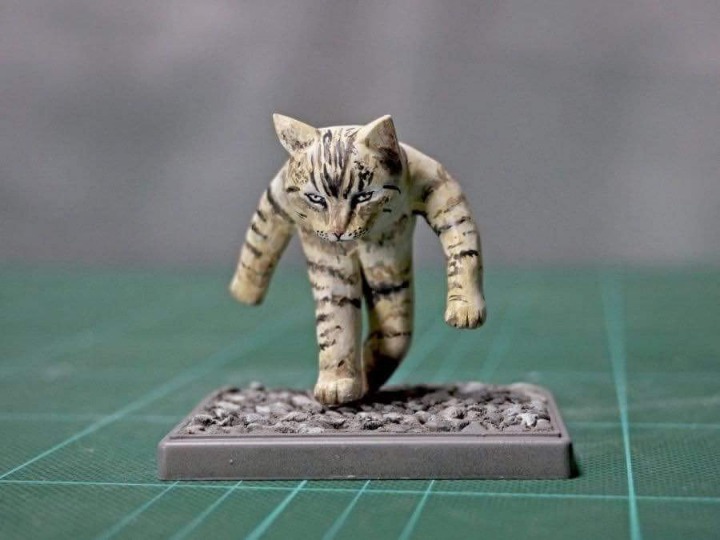 냥이를 보고 만든 피규어 | 인스티즈