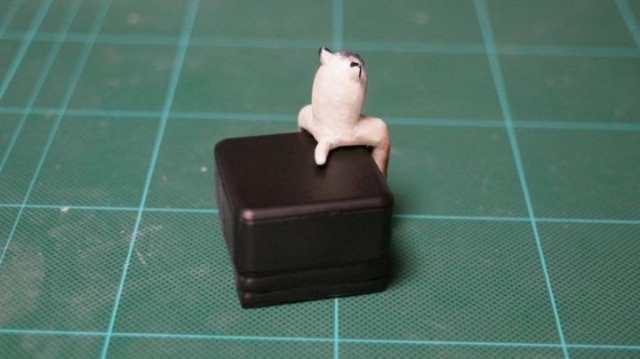 고양이를 보고 만든 피규어.jpg | 인스티즈