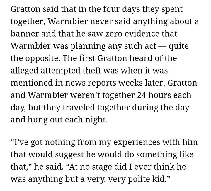 북한에 피랍됐었던 오토 웜비어와 함께 방을 쓴 영국인이 밝힌 스토리 | 인스티즈