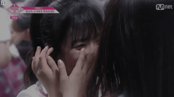 프로듀스48 하면서 11화만에 처음으로 눈물을 흘린 나코.gif | 인스티즈