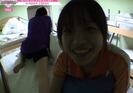 프듀48 11화 최예나 조유리 케미.gif | 인스티즈