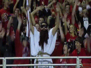 응원석에서 기적이 일어남...gif | 인스티즈