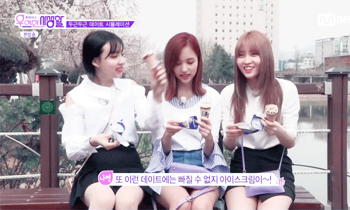 트와이스의 치열한 서열경쟁.gif | 인스티즈