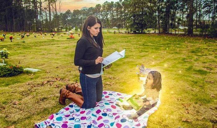 죽은 딸이 그리워 사진 합성한 어머니 | 인스티즈