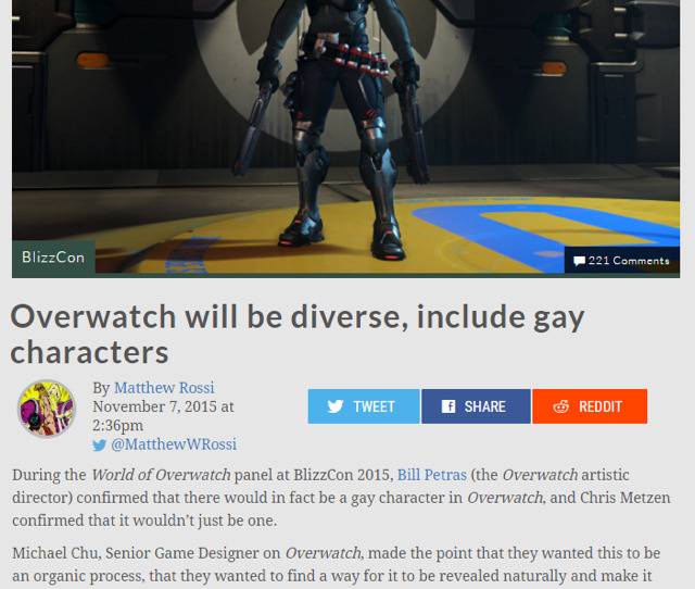 성소수자가 2명 이상이라는 오버워치 캐릭터 | 인스티즈