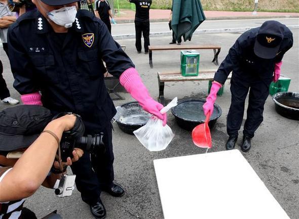 경찰이 사용하는 최루액의 진실 | 인스티즈