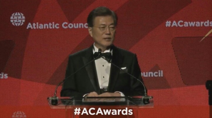 문재인 대통령 세계 시민상 시상식 | 인스티즈