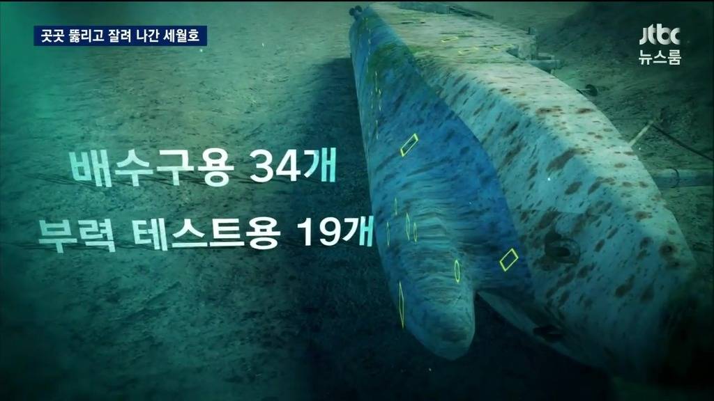 126개의 구멍을 낸 세월호 | 인스티즈
