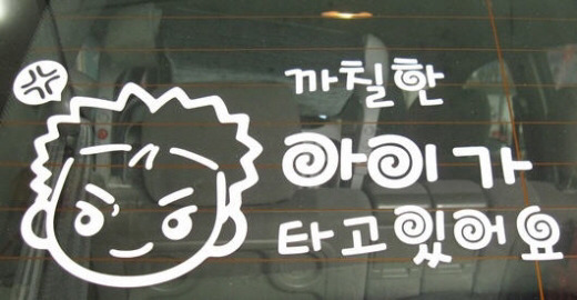 센스도 없고 보고 있으면 짜증나는 차량 스티커.jpg | 인스티즈