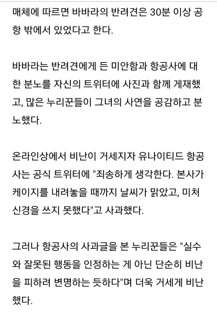 반려견 주인이 눈물 흘린 이유 | 인스티즈