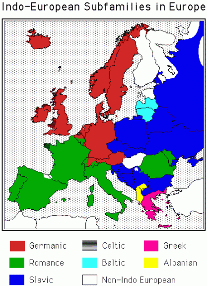 유럽의 언어 지도 | 인스티즈