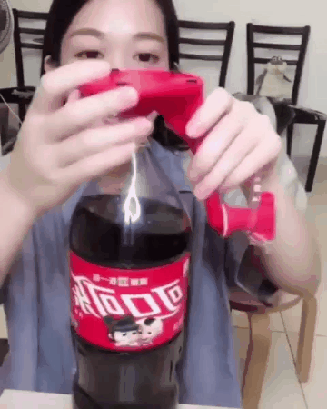 콜라 편하게 먹는 방법 gif | 인스티즈