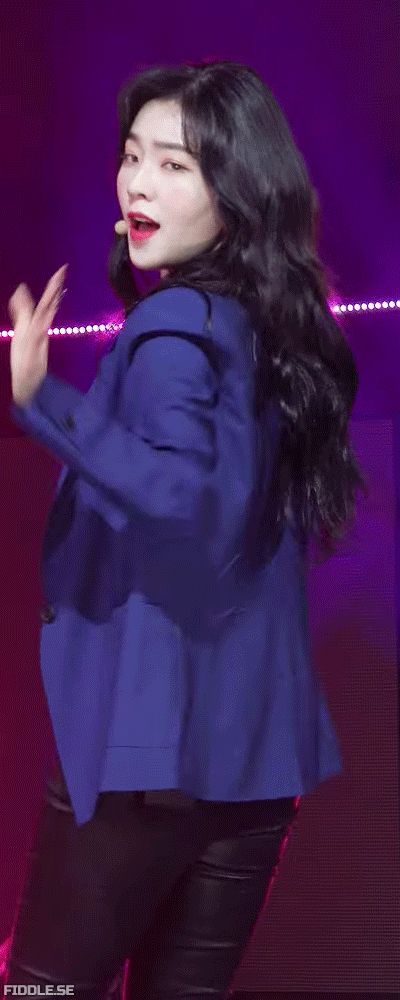 가죽바지 입은 아이린 뒤태.gif | 인스티즈