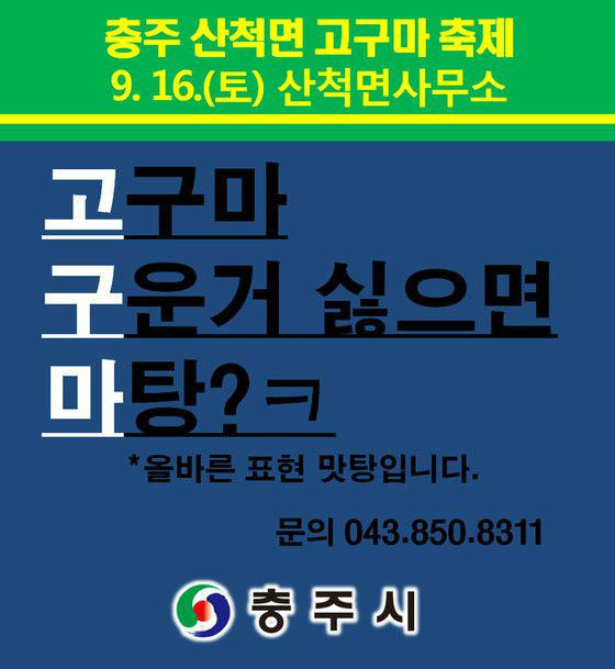 어느 지자체의 흔한 지역 홍보물 | 인스티즈