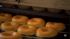 크리스피도넛 생산 과정 .gif | 인스티즈