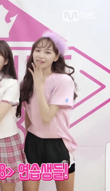 아이즈원 김채원의 프듀48 시절 비하인드짤.gif | 인스티즈