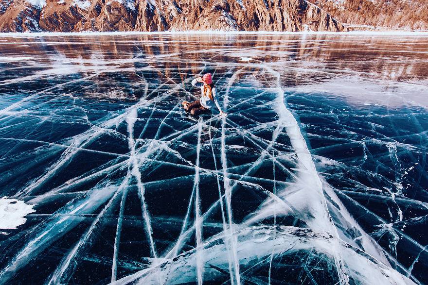 얼어버린 바이칼 호수 | 인스티즈