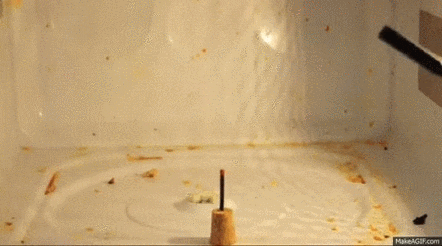 촛불점화+유리병+전자렌지.GIF | 인스티즈