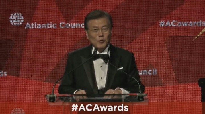 문재인 대통령 세계 시민상 시상식 | 인스티즈