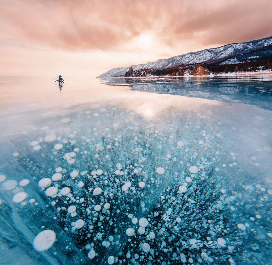 얼어버린 바이칼 호수 | 인스티즈