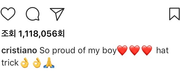 아들 해트트릭 해서 기분 좋은 우리형 | 인스티즈