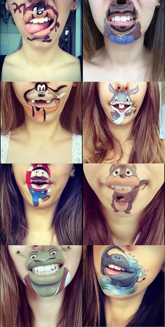 입과 캐릭터의 만남 | 인스티즈