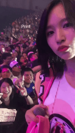 170408 방콕 콘서트에서 미나리 머리 묶는 VCR | 인스티즈