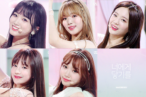 [프로듀스48] 너에게 닿기를 팀 엔딩요정 보정움짤 | 인스티즈