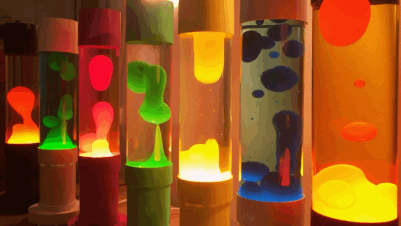 신비스러운 인테리어 소품 라바 램프 (Lava Lamp).jpgif | 인스티즈