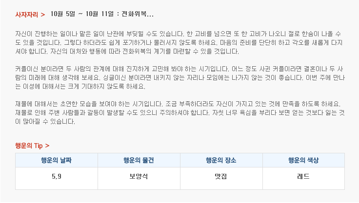 산수도인 주간 별자리 운세 (10월 5일 ~ 10월 11일) | 인스티즈