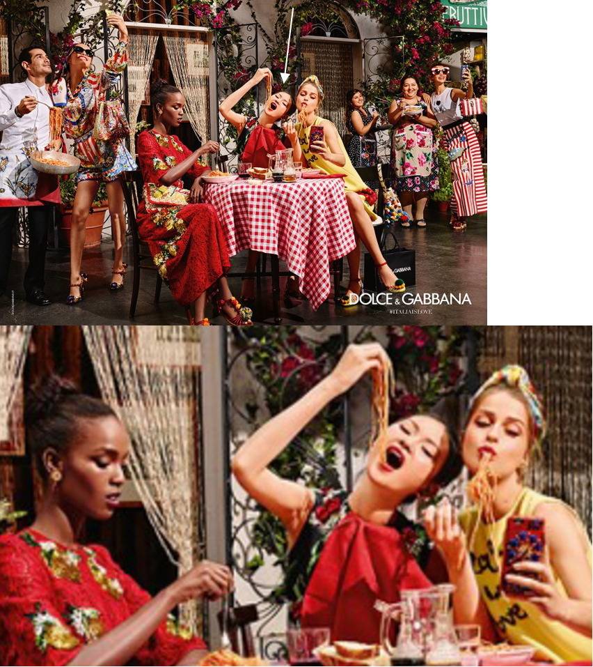 아시안 인종차별 의심되는 돌체 앤 가바나 광고 사진 | 인스티즈