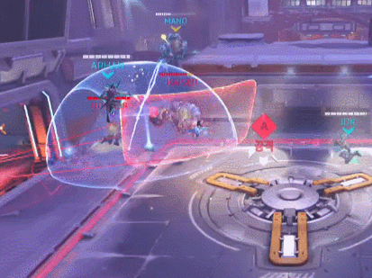 [오버워치] APEX IDK 패치된 루시우 슈퍼플레이.gif | 인스티즈