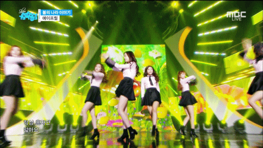 [데이터주의] 170107 음중 에이프릴 - 봄의 나라 이야기.gif | 인스티즈
