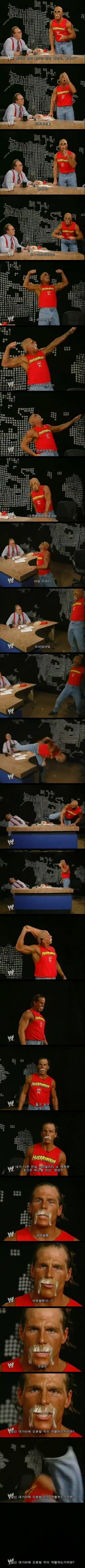 헐크 호건 코스프레하고 조롱하는 숀 마이클스 말빨 수준 | 인스티즈