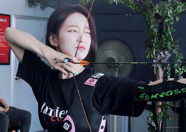 양궁 연습하는 구구단 하나.gif | 인스티즈