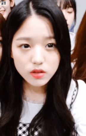 아이즈원 v앱 막내 장원영 .GIF | 인스티즈