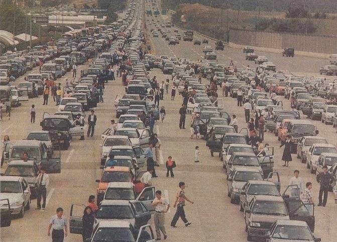 90년대 명절 고속도로 풍경.jpg | 인스티즈