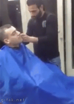 남자손님을 의심하는 못된 미용사.gif | 인스티즈