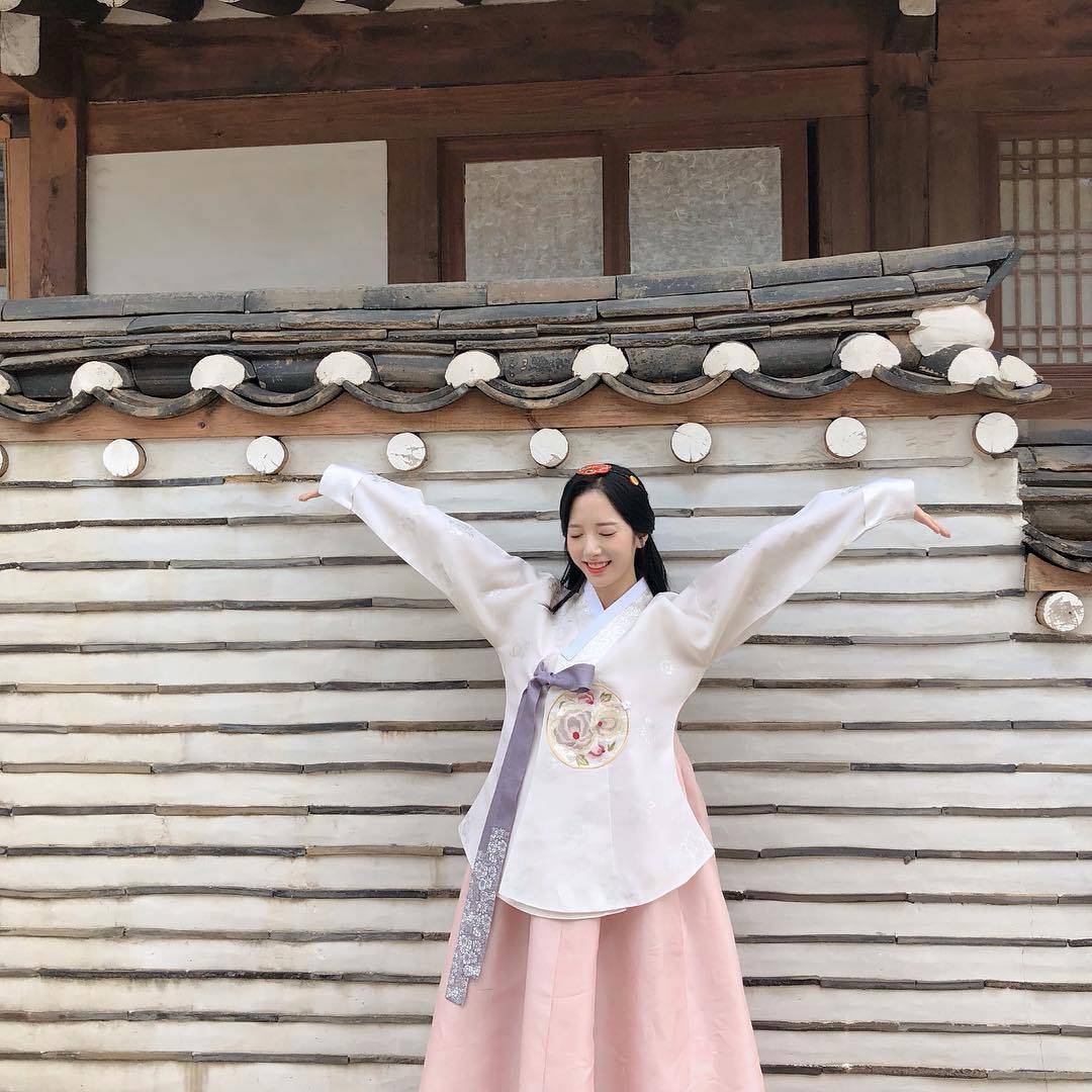 오늘자 우주소녀 보나 인스타그램(한복뽀).jpg | 인스티즈