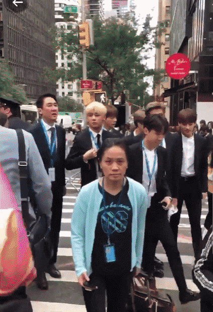 이 시각 UN 입성 중인 방탄소년단 실시간 모습.gif | 인스티즈