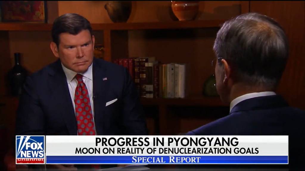 09.26 미국 폭스뉴스와 인터뷰한 문재인 대통령.jpg | 인스티즈