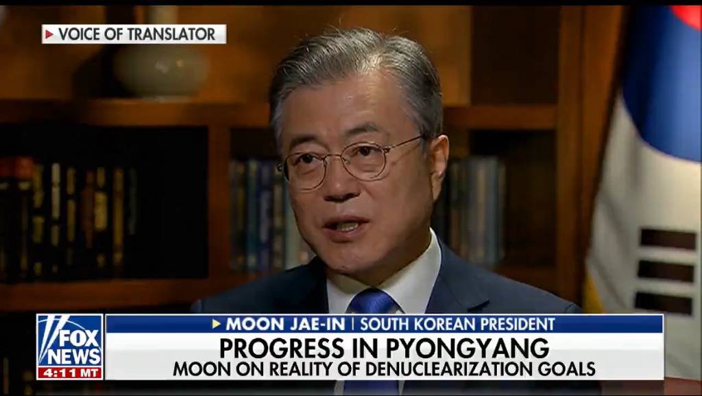 09.26 미국 폭스뉴스와 인터뷰한 문재인 대통령.jpg | 인스티즈