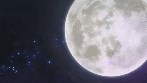 아름다운 밤하늘! 달 움짤 gif | 인스티즈